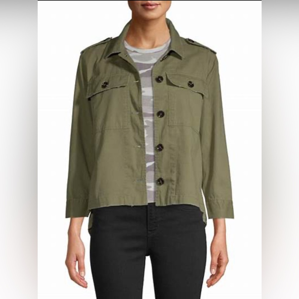 Alexander Jordan Women's Fray Hem Utility Jacket